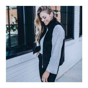 J.Crew Navy Blue Moto Vest